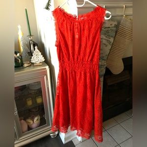 Red dress XS